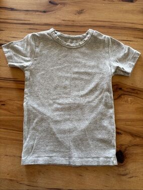 United Colors Of Benetton Kids Light Gray Short Sleeve Tee